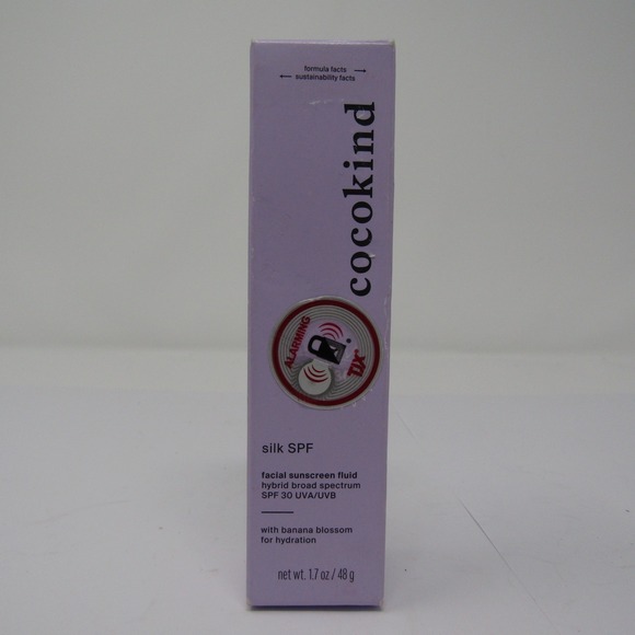 Cocokind Silk SPF 30 Facial Sunscreen Fluid Hybrid Broad Spectrum 1.7 oz - Picture 1 of 10